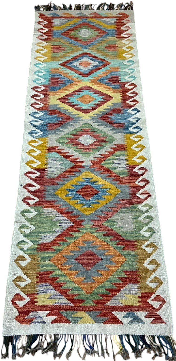 sr7L2-0021 Afghan rugs-runner - Image 1