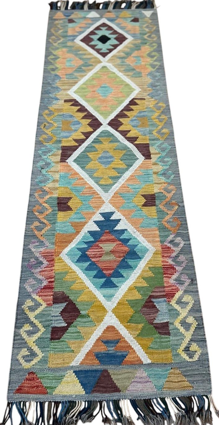 sr7L2-0024 Afghan rugs-runner - Image 1